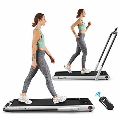 Goplus 2 in 1 Folding Treadmill, 2.25HP Under Desk Electric Superfit  Treadmill, Installation-Free with APP Control, Remote Control, Bluetooth  Speaker and LED Display, Jogging Walking for Home/Office - Yahoo Shopping