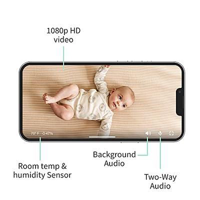  eufy Security Spaceview Video Baby Monitor E110 with Camera and  Audio, Security Camera, 720p HD Resolution, Night Vision, 5 Display, 110°  Wide-Angle Lens Included, Lullaby Player, Sound Alert : Baby