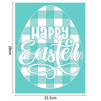 YeulionCraft Easter Theme Silk Screen Printing Stencil, Easter Egg Bunny  Reusable Mesh Transfer Stencil/Chalk Stencils, Festival Painting DIY  Clothes on Wood Home Decor, Happy Egg - Yahoo Shopping