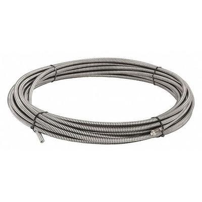 The Plumber's Choice 1/4 in. x 25 ft. Drill and Manual Drum Auger with  Steel Plumbing Drain Snake Drain Cleaning Cable to Remove Drain Clogs  SU3240 - The Home Depot