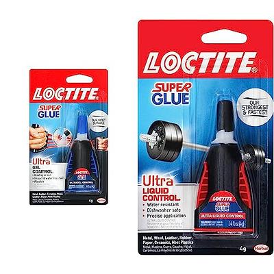 Loctite Super Glue Ultra Liquid Control, Pack of 1, Clear 0.14 fl oz Bottle