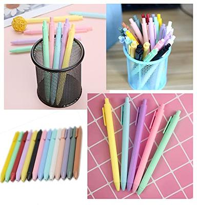 YYaaloa 70pcs Cute Pens Black Gel Ink Pens Retractable 0.5mm Gel