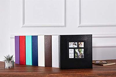 Artmag Photo Picutre Album 4x6 500 Photos, Extra Large Capacity Leather  Cover Wedding Family Photo Albums Holds 500 Horizontal and Vertical 4x6  Photos with Black Pages (Green) - Yahoo Shopping