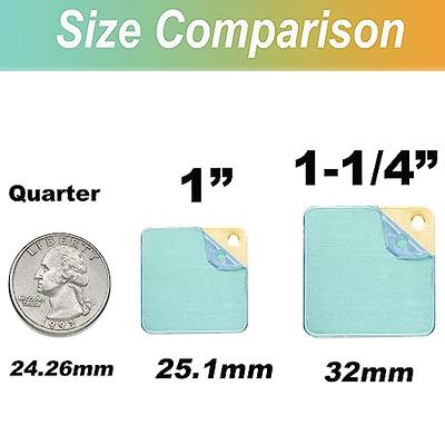 ABBECIAO 1 Inch/25mm Washer Stamping Blanks for DIY Jewelry, Metal Stamping  Tags   ABBECIAO