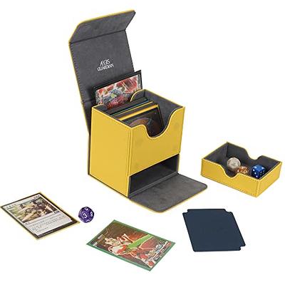 AEGIS GUARDIAN Card Deck Box with Dice Tray for MTG Cards, Commander Deck  Box fit 150