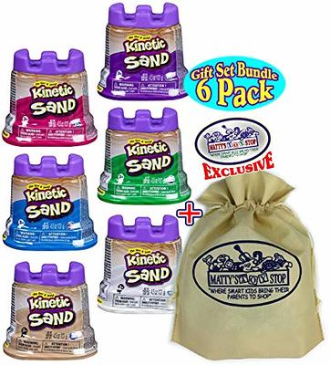 Spin Master Kinetic Sand Modeling Sand 4.5oz. Containers Pink, Green,  Purple, White, Beige & Blue Gift Set Bundle with Bonus Matty's Toy Stop  Storage Bag - 6 Pack - Yahoo Shopping