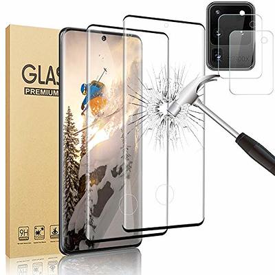 AACL for Samsung Galaxy S23 Ultra Screen Protector Tempered Glass, 3D  Curved Glass for S23 Ultra 5G,6.8 Inch [Fingerprint  Unlock][Anti-Scratch][Case