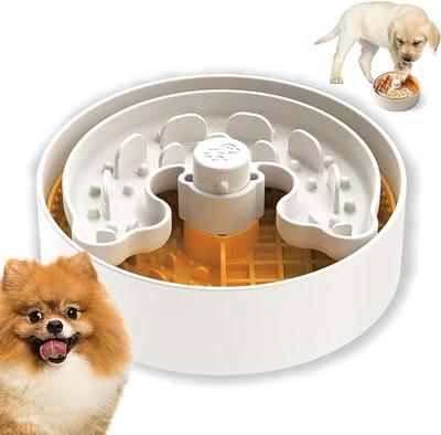 Puzzle Feeder Slow Feeder Dog Bowl, Dog Bowl for Dry, Wet, and Raw Food,  9.8 Inches Dog Food Puzzle Makes Mealtime Fun and Healthy, Dog Puzzles for