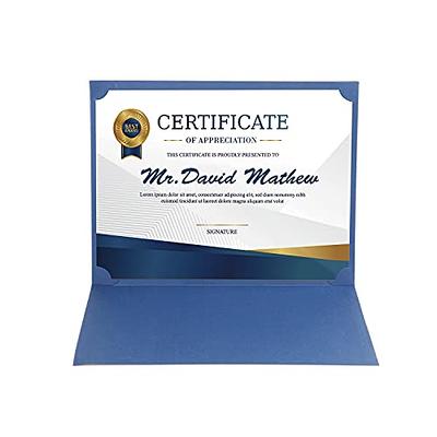 Certificate Binder