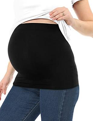 Maternity Belly Band for Pregnancy - Soft & Breathable Pregnancy Belly  Support Belt - Pelvic Support Bands - Tummy Band Sling for Pants -  Pregnancy