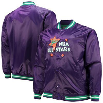 Philadelphia Eagles Mitchell & Ness Game Satin Full-Snap Jacket