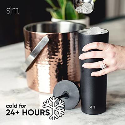 Simple Modern Insulated Tumbler with Lid and Straw | Cup Stainless Steel Water Bottle Travel Mug | Her Him | Classic | 20oz | Blush