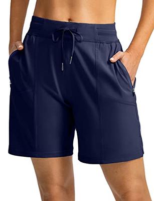 Athletic Works Women's Active Performance Running Shorts with Bike Liner 