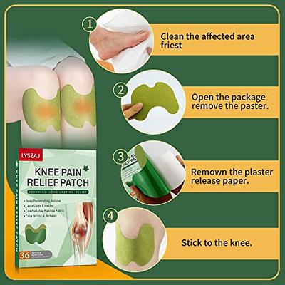 Knee Pain Relief, Wormwood Knee Patch, Thermal Patch For Back Pain, Neck  Pain And Shoulder Pain Relief