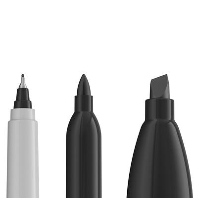 Sharpie 2pk Super Permanent Markers Fine Tip Black : Target