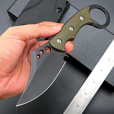 D2 Steel Camping Portable Fixed Blade Hunting Knife for Men High