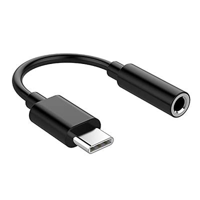 USB C to 3.5mm Headphone Jack Adapter, USB C to Aux Audio Dongle