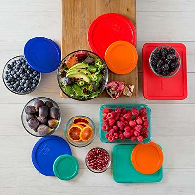 Pyrex Simply Store Glass Food Storage Containers, 30-Piece Set