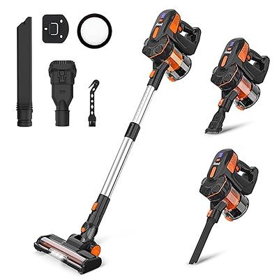 INSE Cordless Vacuum Cleaner, 6-in-1 Rechargeable Stick Vacuum with 2200  m-A-h Battery, Powerful Lightweight Cordless Vacuum Cleaner, Up to 45 Mins  Runtime, for Home Hard Floor Carpet Pet Hair-N5T - Yahoo Shopping