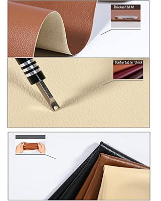 Self Adhesive Vinyl Faux Leather Fabric Repair Patch Kit for Car