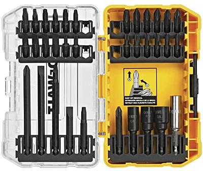 Hi-Spec 44pc Metric 1/4in Impact Screw Driver Bit Set. Hex Shank S2 Steel  Screwdriver Bits Box Set for Electric Drill Drivers and Power Screwdrivers  