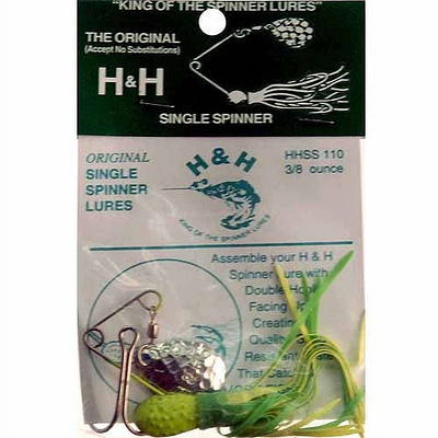 H&H Lure Company Original Spinner Bait Single Blade, 3/8 oz - Yahoo Shopping