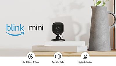  Blink Mini  Compact indoor plug-in smart security camera