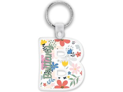 Ford Flower Key Holder with Custom Text