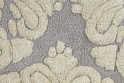 Better Trends 2-Piece Medallion Bath Rug Set - Gray/Natural