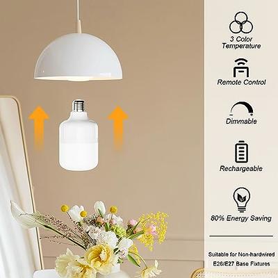 Neporal LITE Emergency Rechargeable Light Bulbs A19, Light Up to 48 hrs,  Battery Operated Light Bulb, 5000K E26 LED Bulb, Emergency Lights for Home  Power Failure - Yahoo Shopping