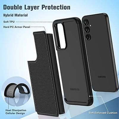 for Samsung Galaxy A54 5G Case Slim Phone TPU Cover with Glass Screen  Protector