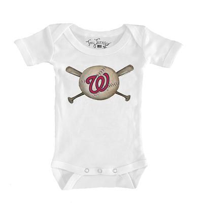 Atlanta Braves Tiny Turnip Infant Nacho Helmet Bodysuit - White