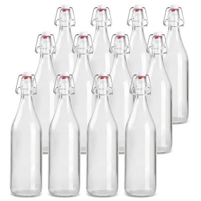 16 Oz. Flip Top Beer Bottles