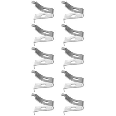 18Pcs Stainless Steel Shelf Pegs Shelf Support Pegs Adjustable Cabinet  Shelf Clips 