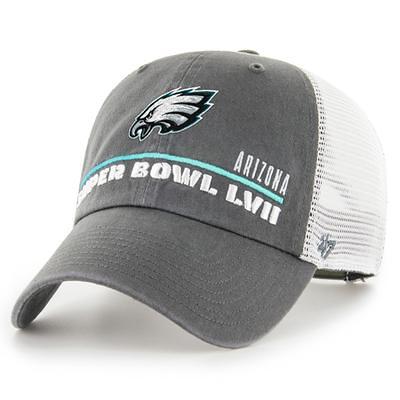 Men's New Era Black Philadelphia Eagles Super Bowl Patch 59FIFTY Fitted Hat