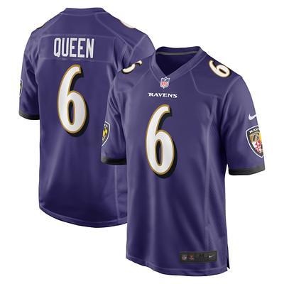 Men's Nike Patrick Queen Purple Baltimore Ravens Game Player