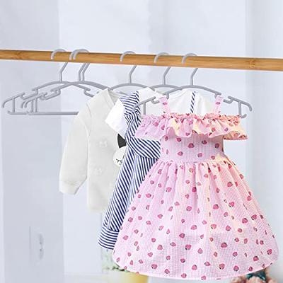  GoodtoU Baby Hangers 100Pack Kids Hangers Plastic Baby