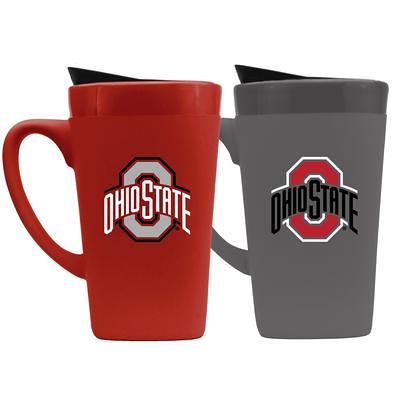 The Memory Company Ohio State Buckeyes 16oz. Fluted Mug with Swirl Handle