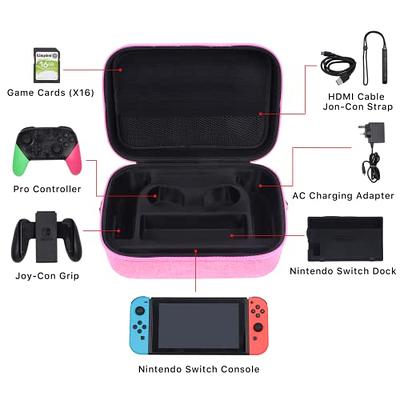 Travel Pro Hard Shell Case for Nintendo Switch – OLED Model, Nintendo Switch,  Nintendo Switch Lite - Red, Nintendo controllers, cases & gaming  accessories