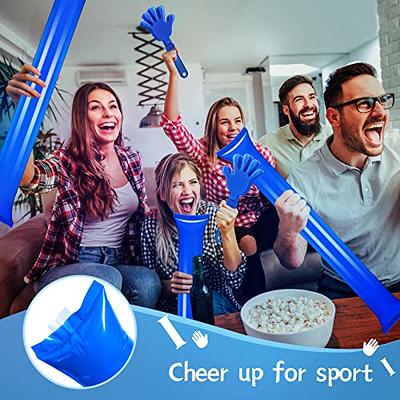 12 Pack Metal Cowbells for Sporting Events, Blue Noise Makers for  Graduations, Football Games (3 x 2.8 x 2.5 In)