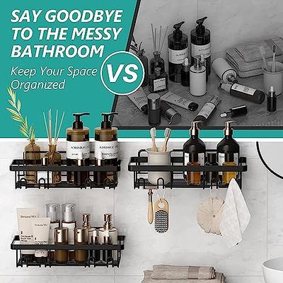 360° Rotate Shower Organizer Shelves Turntable for Bathroom