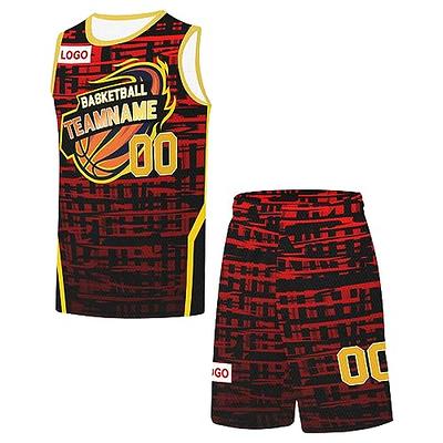 Custom Basketball Jersey and Shorts Print Personalize Team Name