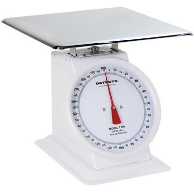 Detecto PT-25 Petite Top Loading Scale with Fixed Dial-25lb Capacity