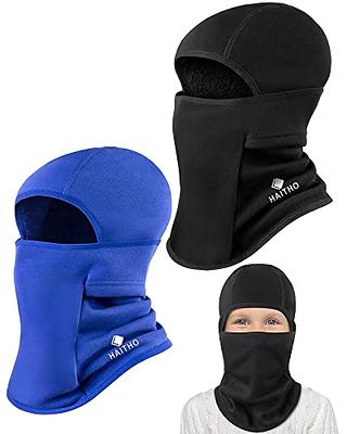 Kids Balaclava Ski Mask 2 Pack, Winter Hat Face Cover Neck Warmer