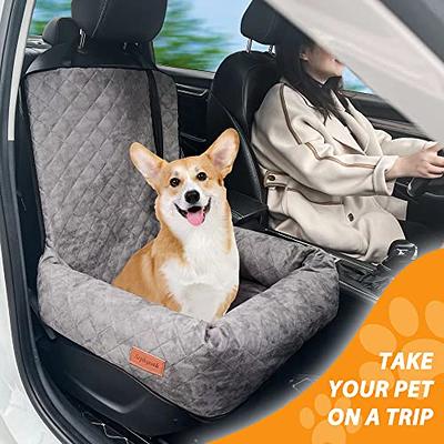 TKYZ Back Seat Extender for Dogs,Large Dog Car Seat Cover for Back Seat,  Dog Hammock for Car Back Seat Dog Bed, Non Inflatable Car Bed Mattress for