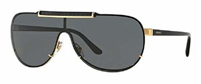 Versace VE2199 MEDUSA CHARM Square Sunglasses For Men + BUNDLE with  Designer iWear Eyewear Care Kit