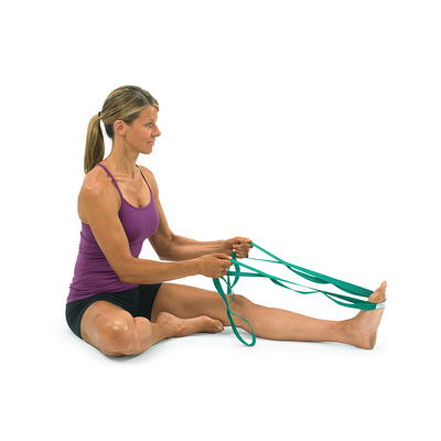 OPTP The Original Stretch Out Strap with Exercise Poster, Yoga Strap and Stretching  Strap