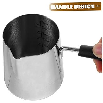 NOLITOY Butter Sauce Pan Mini Pot Metal Sauce Pot with Handle Sauce Pot for  Cooking Spout Pot Oil Boil Pot Melting Pot Pour Oil Small Pot with Handle