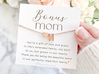 Bonus Mom Necklace Step Mom Gift Bonus Mom Gift Bonus Mom