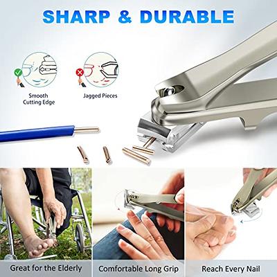 Long Handled Toenail Clippers for Seniors Thick  